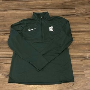 Michigan State 1/4 zip pullover